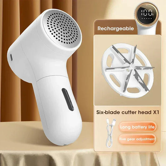Annie’s Fashion Electric Fabric Lint Remover – Rechargeable Fuzz Shaver for Clothes & Furniture