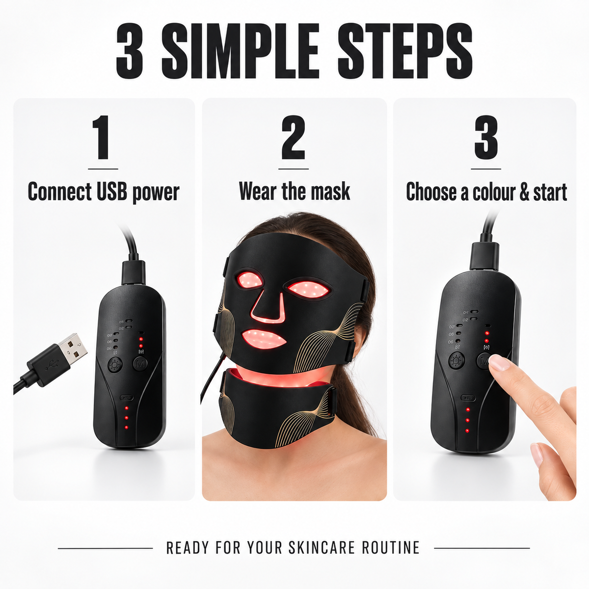 7-Colour LED Face & Neck Mask