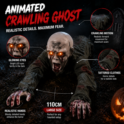 Annies-fashion – Realistic Crawling Ghost Outdoor Decoration
