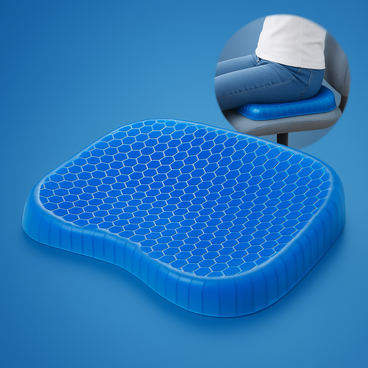 Annies-fashion – Orthopedic Gel Seat Cushion with Pressure Relief | Tailbone Support for Comfort and Health