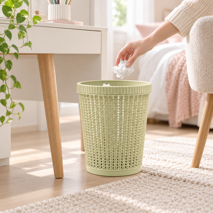 Compact Waste Bin Lightweight Small Garbage Decorative Design