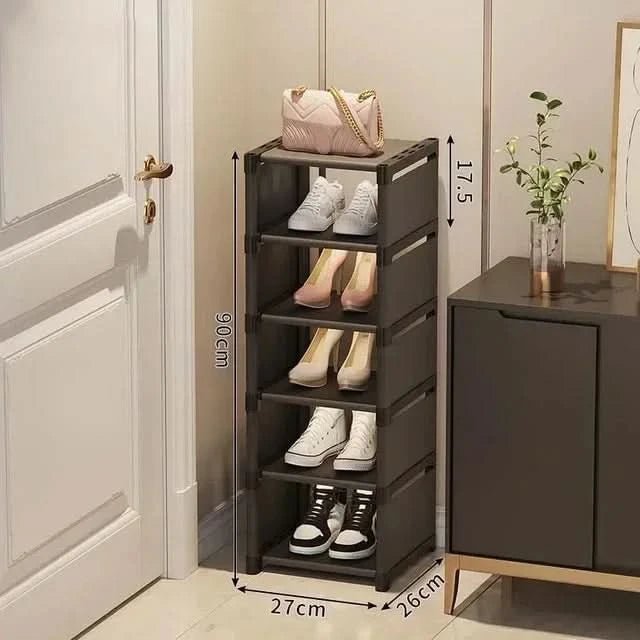 Stackable Shoe Rack | Compact Corner Storage Design