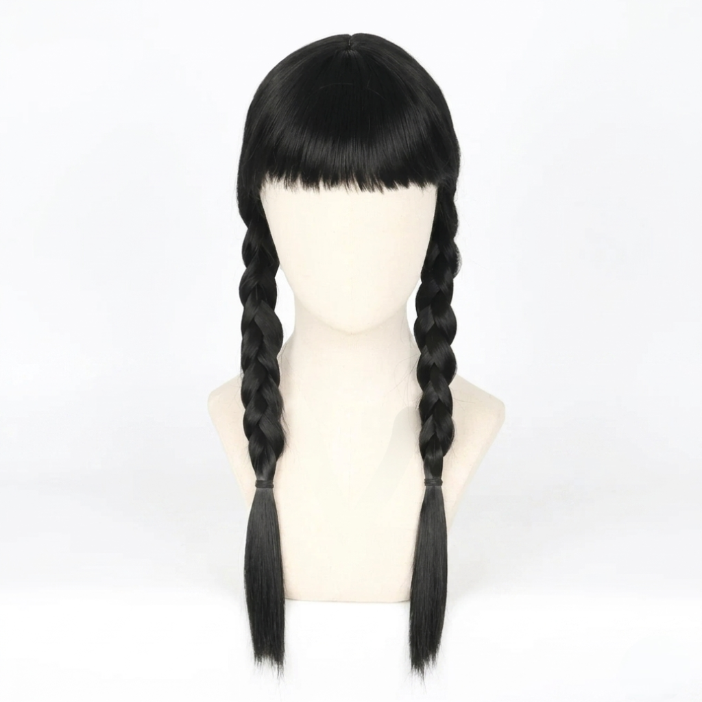 Annies-fashion – Costume Wig | Braided Hair Design for Halloween & Themed Events | Easy Dress Up Accessory