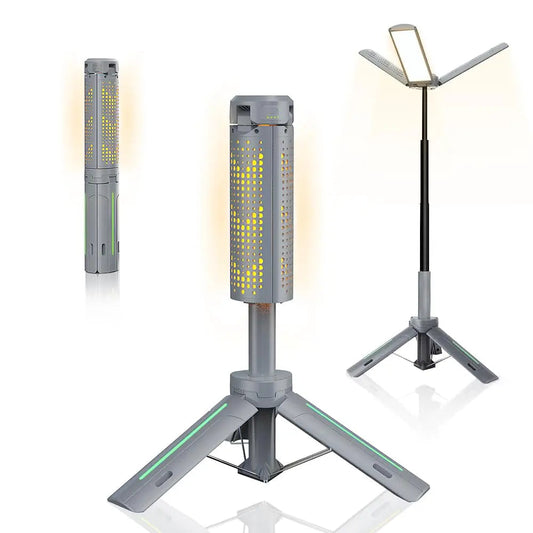 Camping Lamp Retractable LED & Extendable Tripod 8000mAh Power Bank