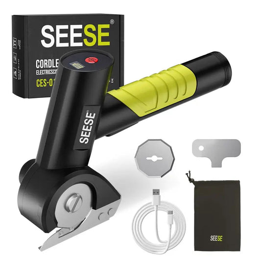 Cordless Fabric Cutter Brushless Motor & Replaceable Blades
