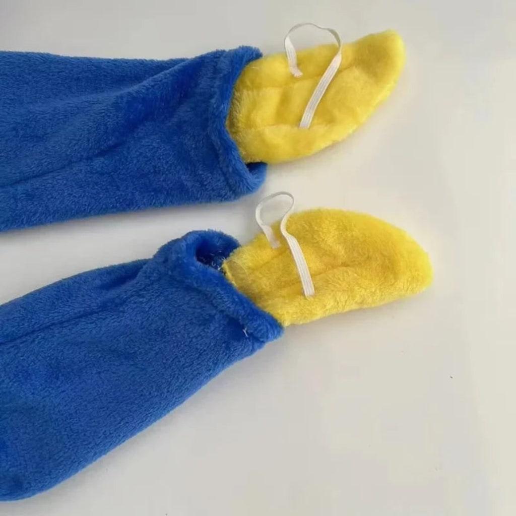 Annies-fashion – Cozy Monster Jumpsuit | Plush Kids Costume with Hood for Halloween Fun