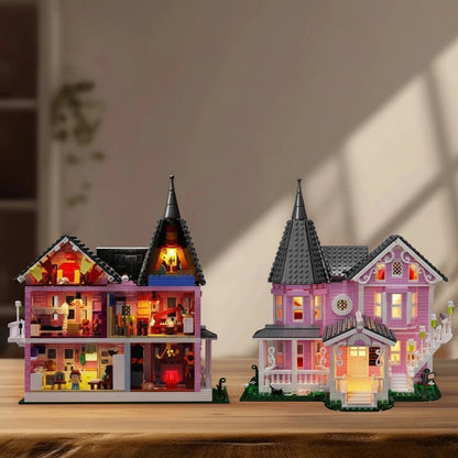 Annies-fashion – Creative Building Block Set | Halloween-Themed 1349 PCS with Light-Up Features | Engaging Educational Toy for Imaginative Play