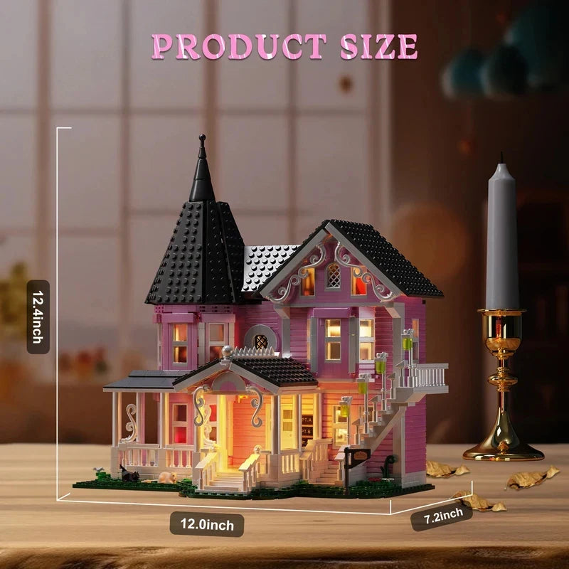 Annies-fashion – Creative Building Block Set | Halloween-Themed 1349 PCS with Light-Up Features | Engaging Educational Toy for Imaginative Play