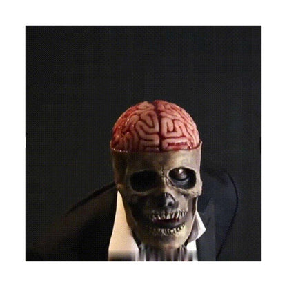 Annies-fashion – Creepy Skeleton Mask | Realistic Skull Mask with Moving Jaw for Halloween Fun