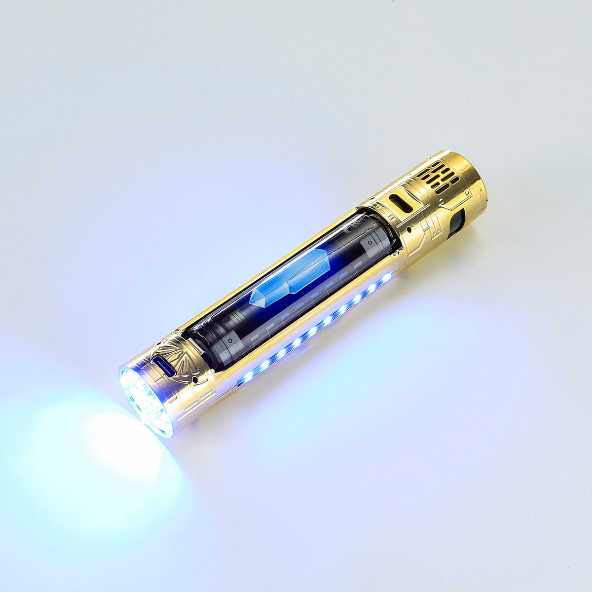 LED Cosplay Saber Replacement Chassis Core with Gold Pogo Pin Board