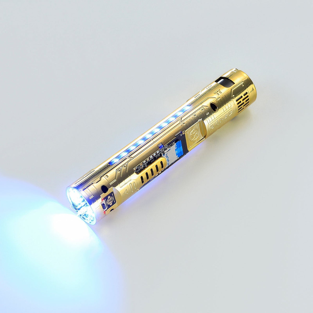 LED Cosplay Saber Replacement Chassis Core with Gold Pogo Pin Board