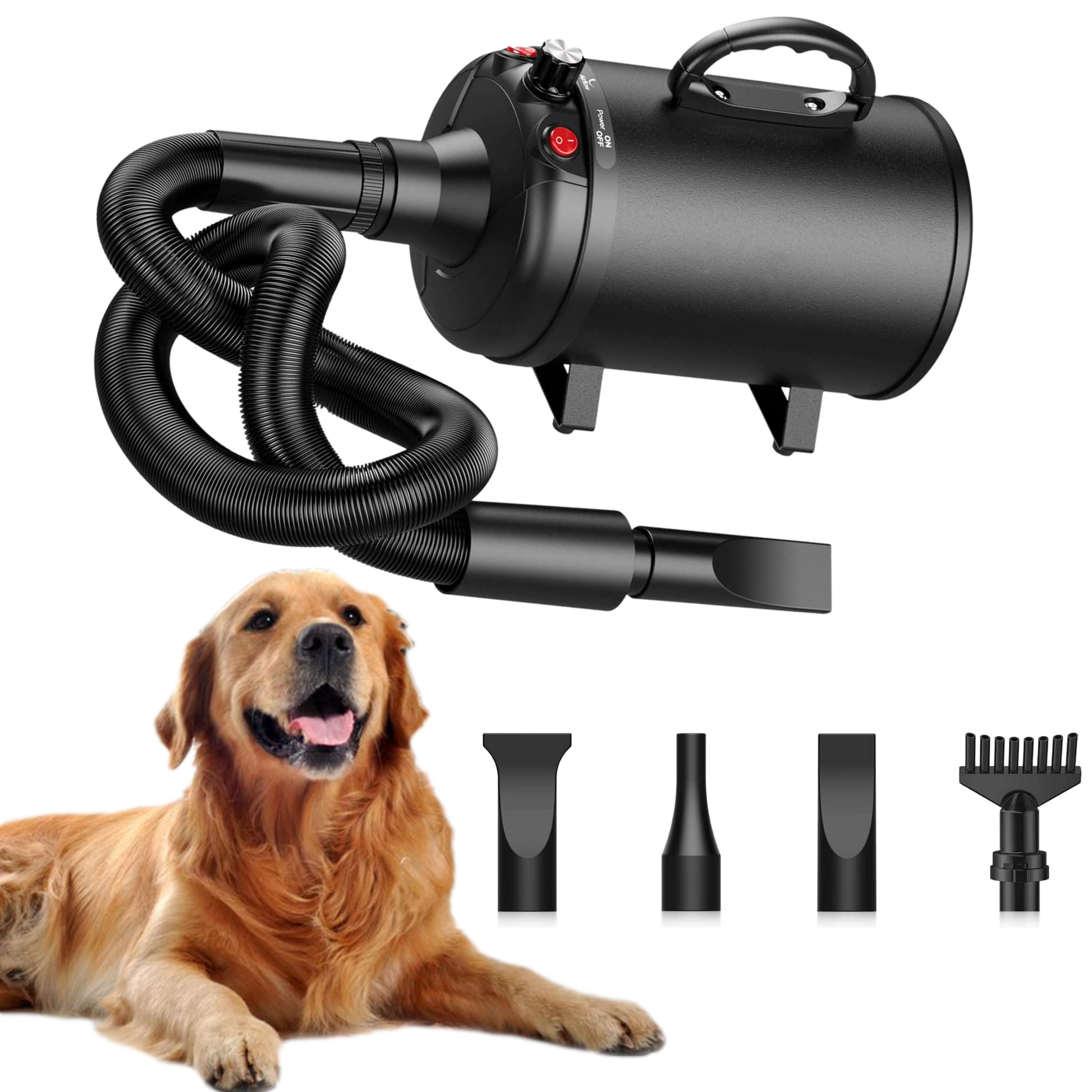 Annie Premium High-Velocity Dog Grooming Blow Dryer – Powerful Pet Hair Dryer for Fast Drying - Image 1