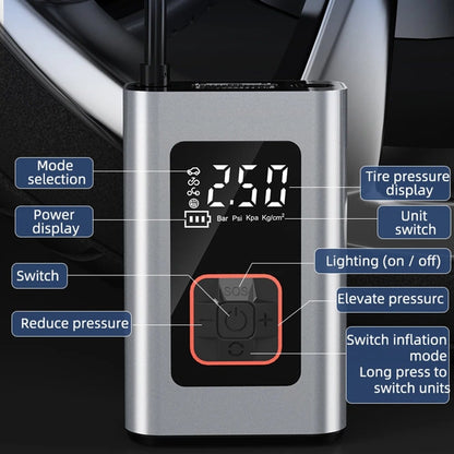 Compact Electric Tire Pump for Fast and Reliable Inflation