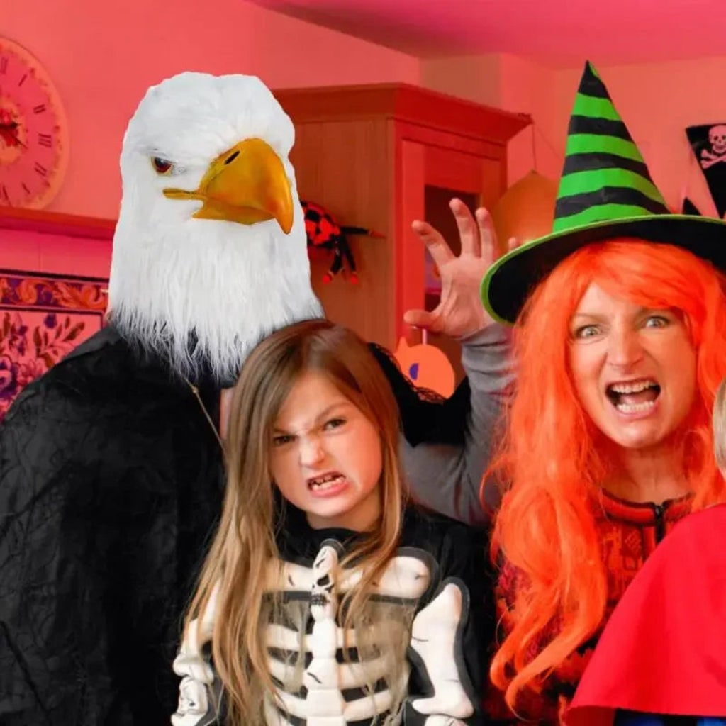 Annies-fashion – Eagle Head Mask | Realistic Animal Costume Accessory for Halloween Fun