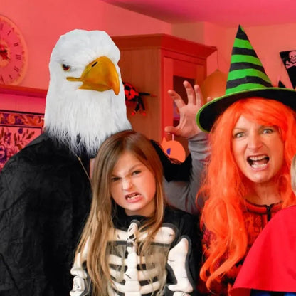 Annies-fashion – Eagle Head Mask | Realistic Animal Costume Accessory for Halloween Fun