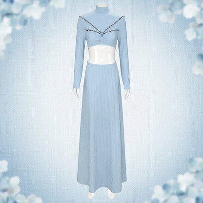 Annies-fashion – Elegant Princess Dress Cape Costume Set for Women | Perfect for Halloween & Themed Events