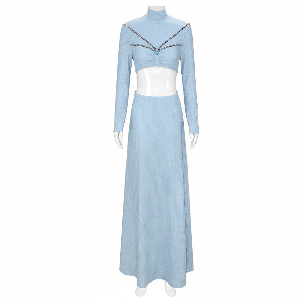 Annies-fashion – Elegant Princess Dress Cape Costume Set for Women | Perfect for Halloween & Themed Events