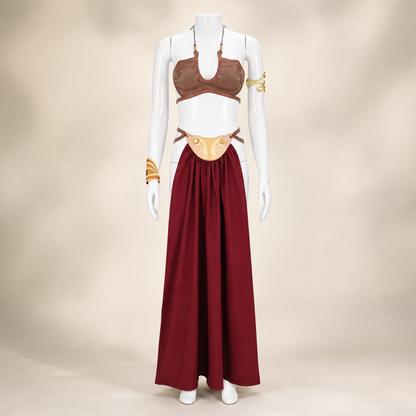 Annies-fashion – Elegant Princess Dress Cape Costume Set for Women | Perfect for Halloween & Themed Events
