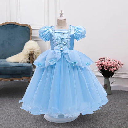 Annies-fashion – Enchanting Princess Costume | Girls Ball Gown Dress with Full Skirt | Perfect for Halloween and Themed Parties
