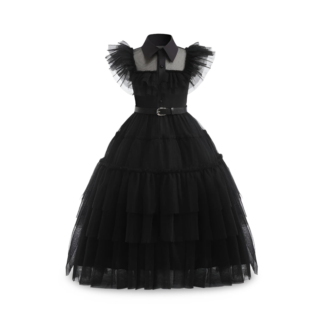 Annies-fashion – Festive Princess Dress | Layered Halloween Costume for Kids & Teens | Perfect for Parties and Themed Celebrations