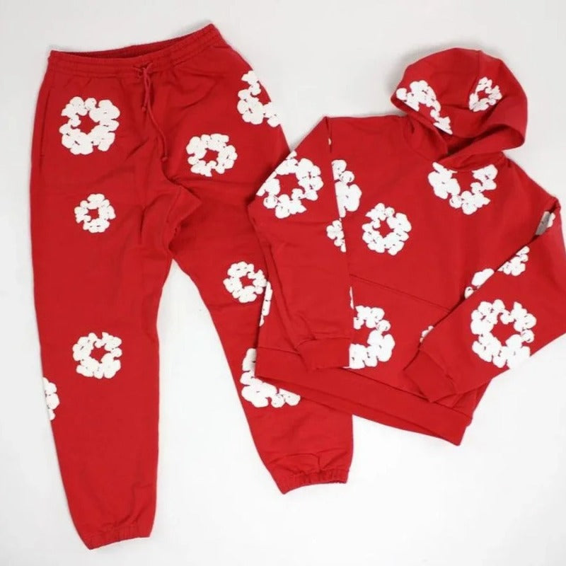 Annie’s Fashion Flower Tears Tracksuit UNISEX