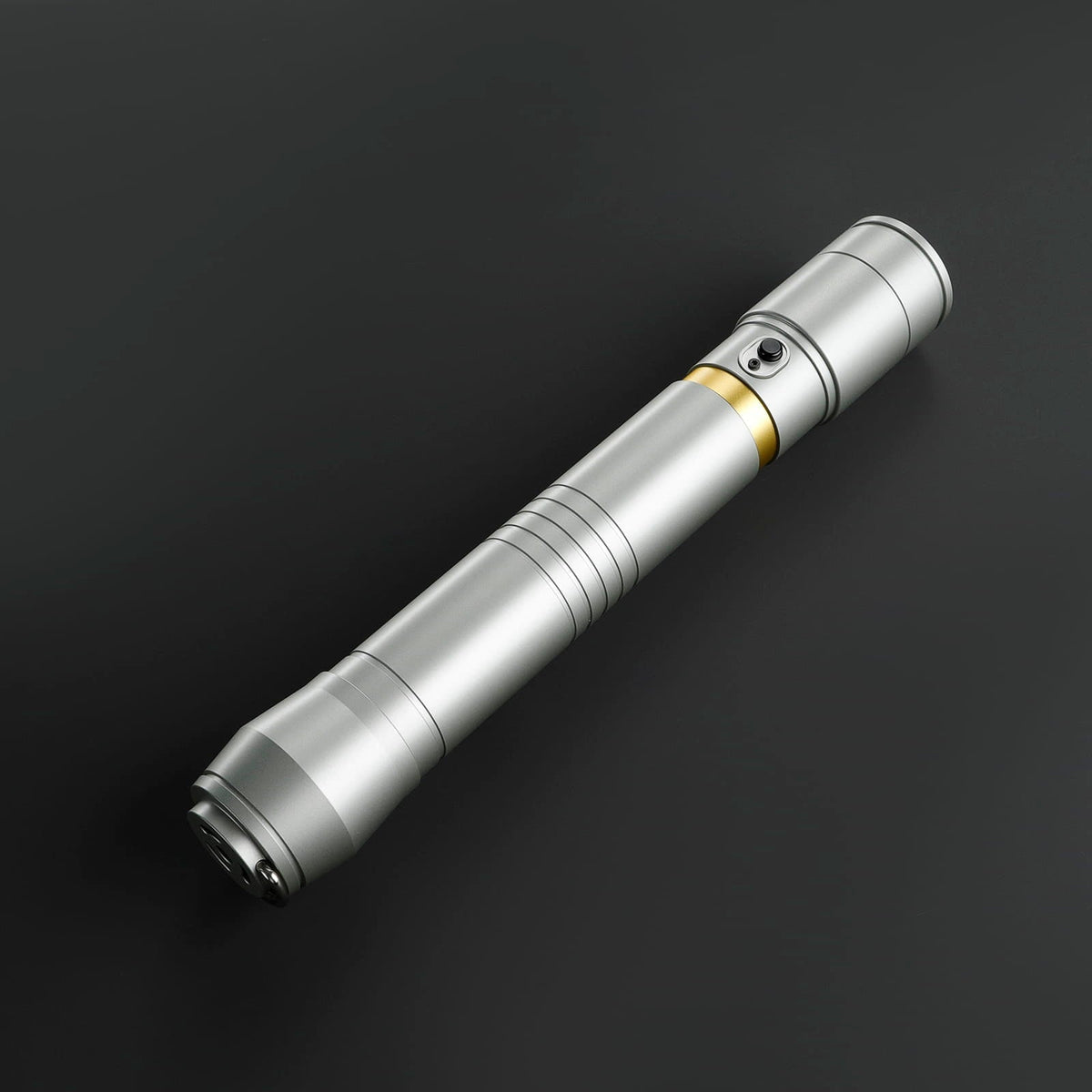 LED Cosplay Saber with Silver Hilt and Gold Accent