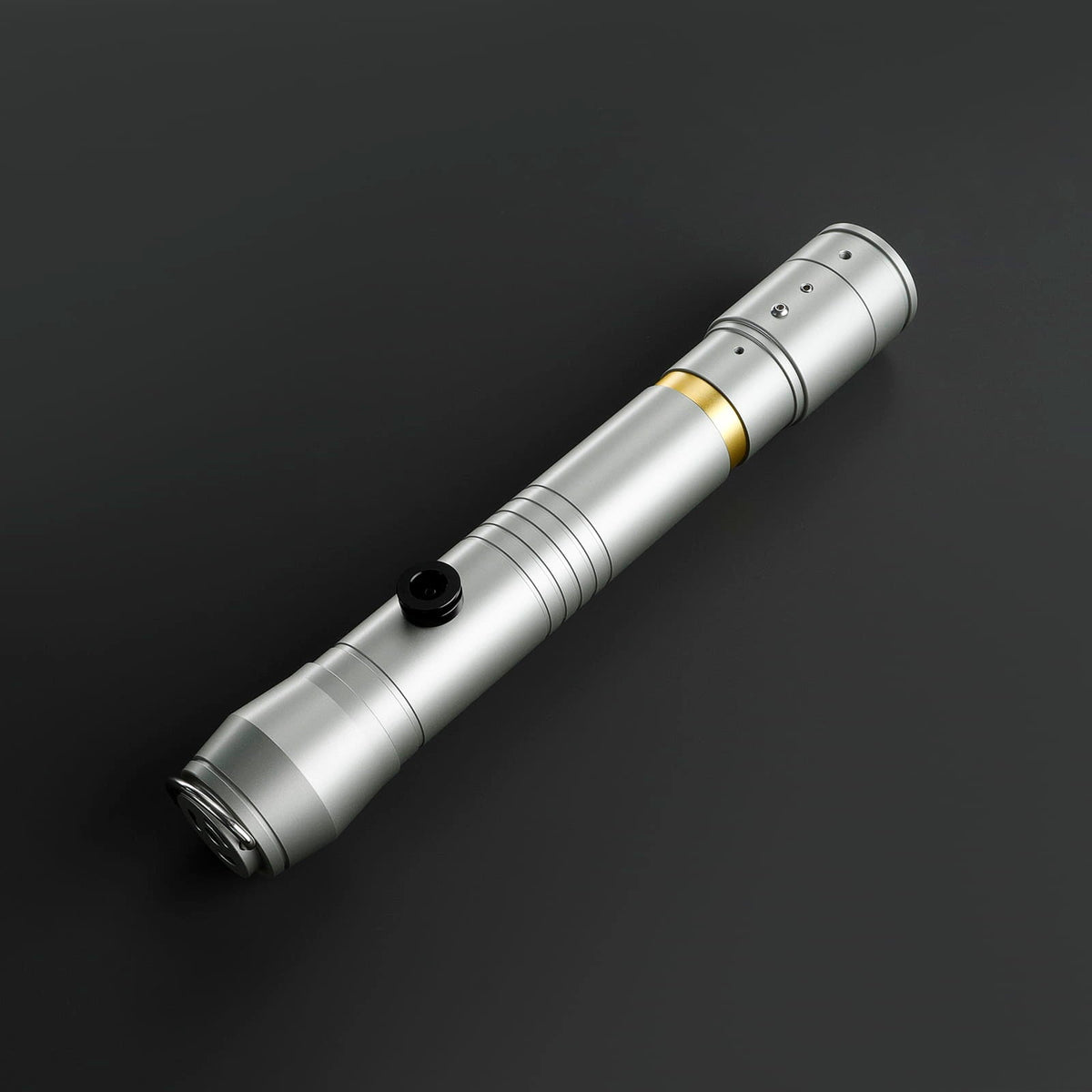 LED Cosplay Saber with Silver Hilt and Gold Accent