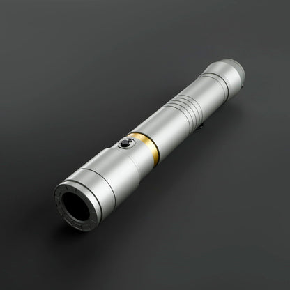 LED Cosplay Saber with Silver Hilt and Gold Accent