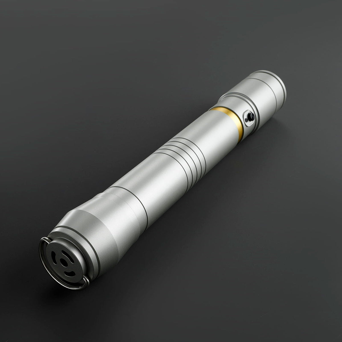 LED Cosplay Saber with Silver Hilt and Gold Accent