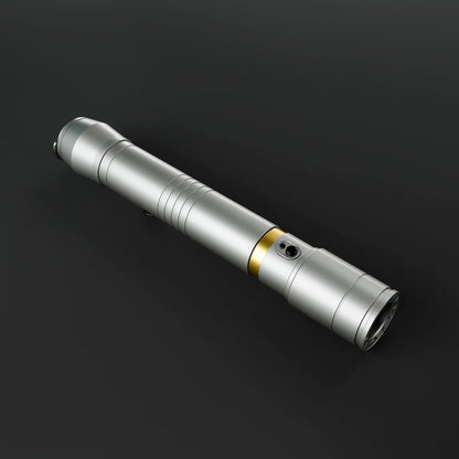 LED Cosplay Saber with Silver Hilt and Gold Accent