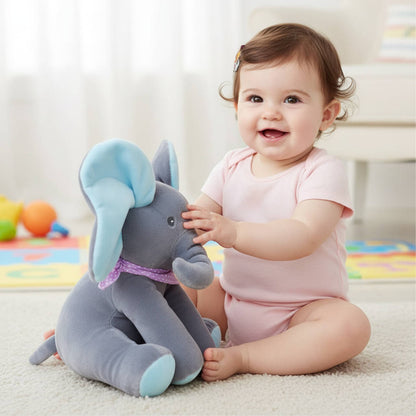 Peek a boo Talking Elephant toy