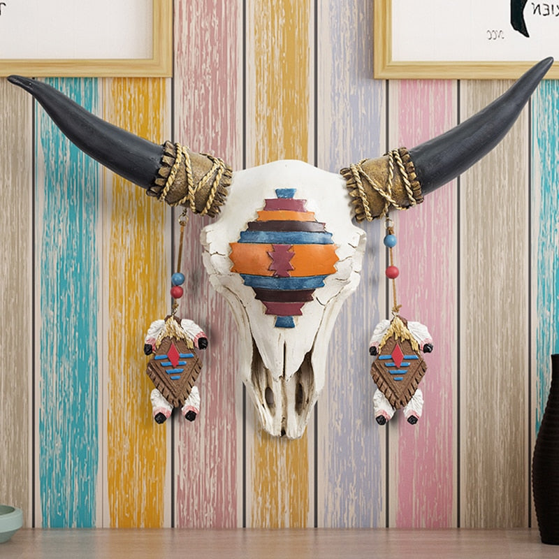Annie’s Fashion 3D Bull Head Statue