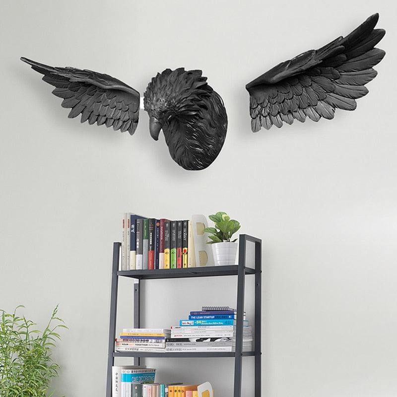 Annie’s Fashion 3D Eagle Head Wall Statue