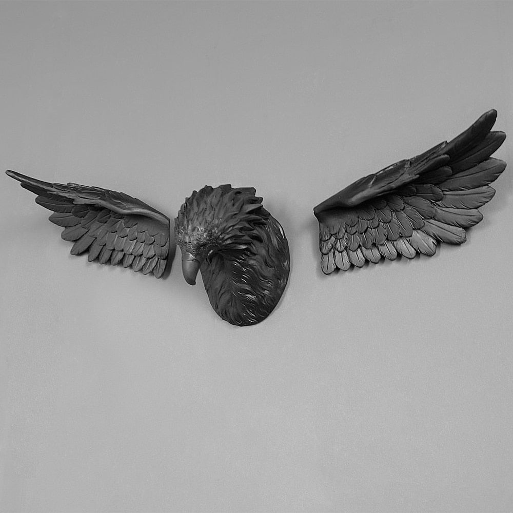 Annie’s Fashion 3D Eagle Head Wall Statue