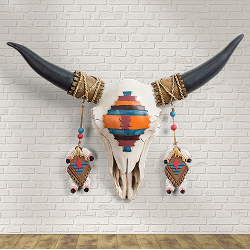 Annie’s Fashion 3D Bull Head Statue