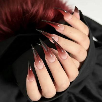 Annies-fashion – Halloween Glam | Reusable Press-On Nails with Claw Shape Design | Perfect for Costume Parties