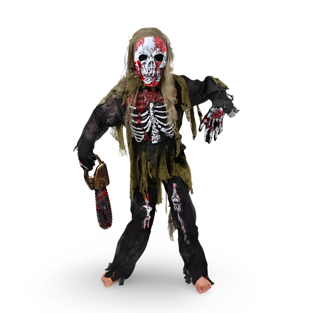 Annies-fashion – Halloween Skeleton Zombie Costume Set with Mask | Spooky Look for Kids