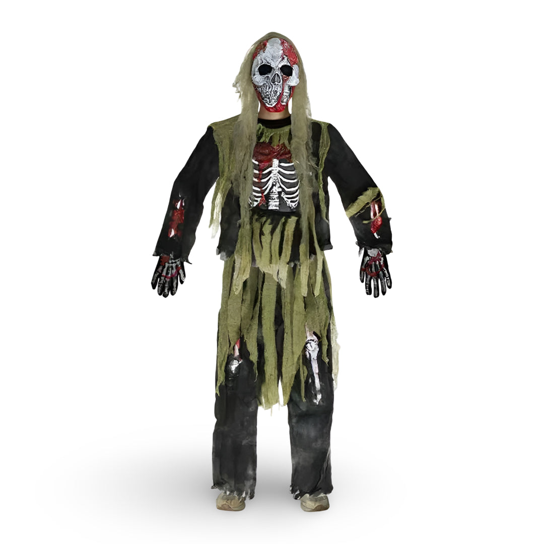 Annies-fashion – Halloween Skeleton Zombie Costume Set with Mask | Spooky Look for Kids