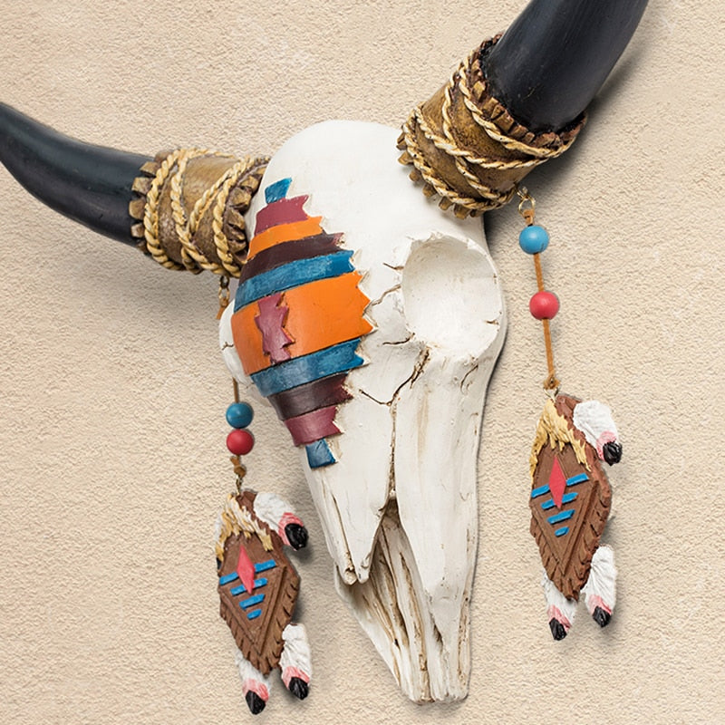 Annie’s Fashion 3D Bull Head Statue