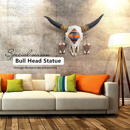 Annie’s Fashion 3D Bull Head Statue