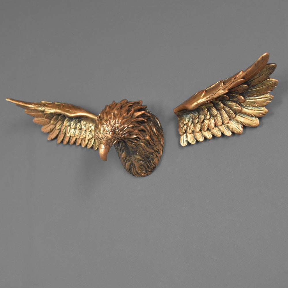 Annie’s Fashion 3D Eagle Head Wall Statue