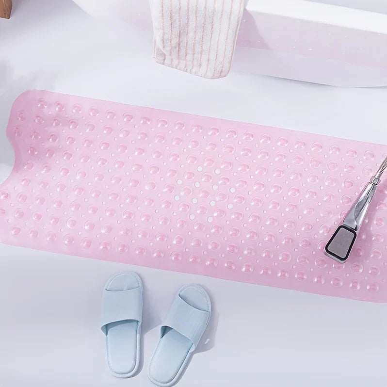 Non Slip Bath Mat XL, Extra Long Anti Skid Shower and Bathtub Mat