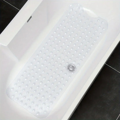 Non Slip Bath Mat XL, Extra Long Anti Skid Shower and Bathtub Mat
