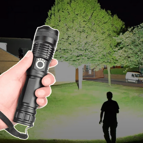 Annie’s Fashion 90000 Lumens XHP50.2 Tactical LED Flashlight – Ultra Bright & Rechargeable