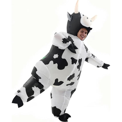 Annies-fashion – Inflatable Cow Costume for Adults with Eye-Catching Design | Fun Outfit for Halloween and Parties