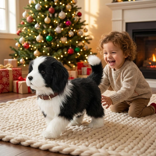 Annies-fashion – Interactive Robot Puppy | Realistic Electronic Dog Toy with Walking & Barking | Engaging Companion for Kids' Imaginative Play