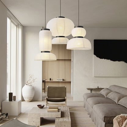 Japanese Pendant Light | Wabi Sabi Paper Lantern Design