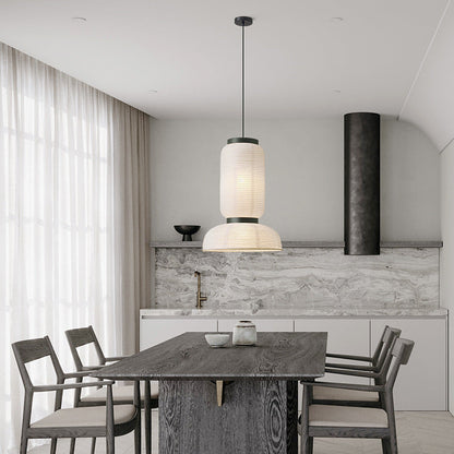 Japanese Pendant Light | Wabi Sabi Paper Lantern Design