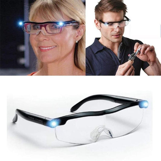 Annies-fashion – LED Magnifying Glasses for Reading with Adjustable Light | Hands-Free Design for Enhanced Comfort