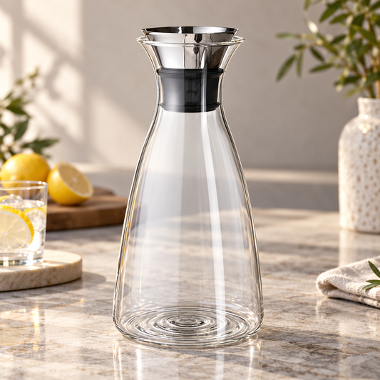 Lightweight Glass Carafe Minimalist Design Kitchen